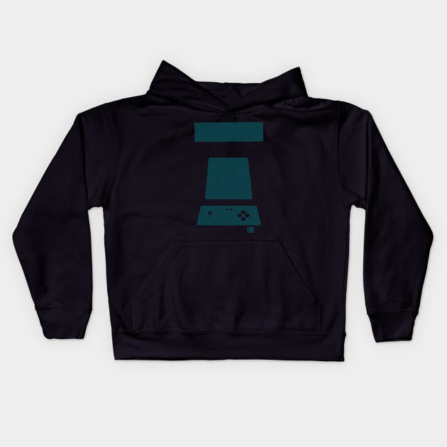 The Arcade Shirt Kids Hoodie by mikevotava